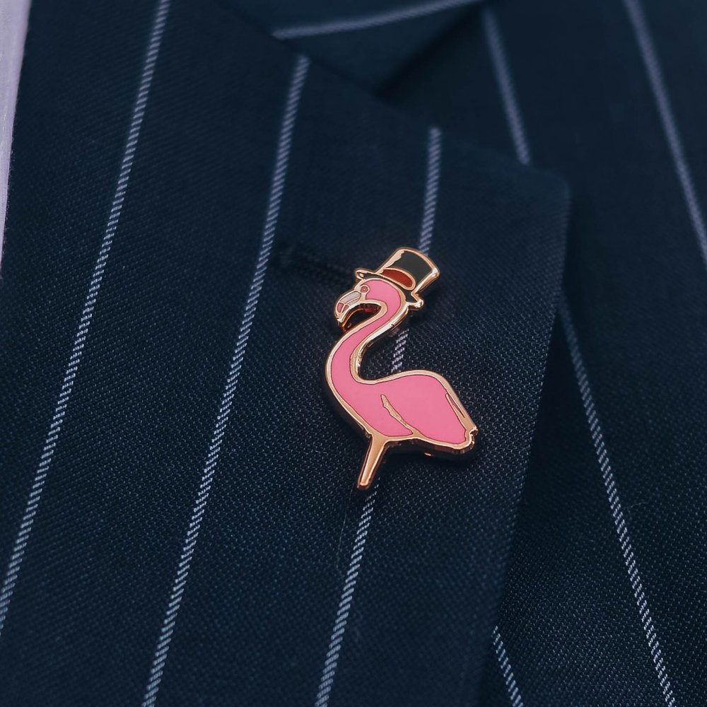 Flamingo Gang Pin